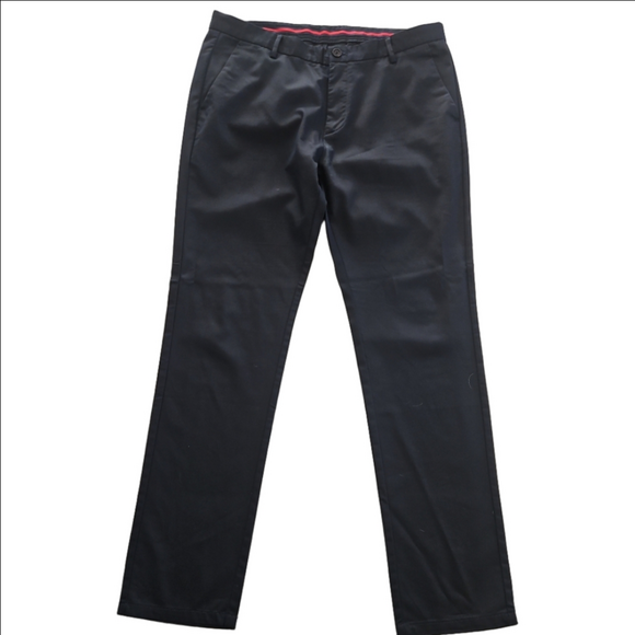 Gucci Men’s Navy Cotton Trousers Pants – Size 36x30 – Signature Red Detail - Picture 7 of 10